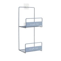 벽걸이 가방 정리대 2단, 블루, 1개