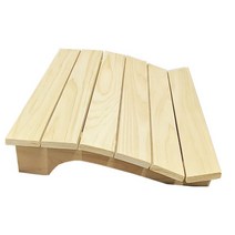 오션웰리빙 편백나무 책상 발받침대 일반형, 내추럴