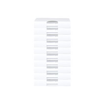 모노플랫 비닐 정리함 S, 화이트, 10개