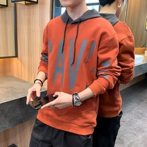 겟잇블루 남성용 뉴 루즈핏 라운드 롱 후드티