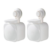 모나코올리브 흡착 핸드푸쉬 샴푸디스펜서, 화이트, 2개