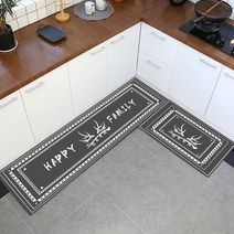 에이홉 주방 욕실 발매트 2종 세트, IT-09