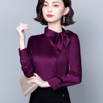 안다로미 사이드리본 블라우스