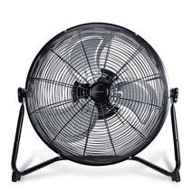 유니맥스 대형 자동 회전형 공업용 선풍기 50cm, UMF-5022D, 블랙