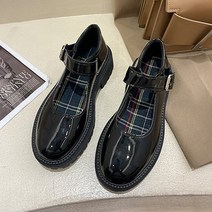 여성용 베이직한 폴인럽 데일리 버클 로퍼