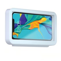 므라우스 샤워 휴대폰 터치 거치대, 화이트, 1개