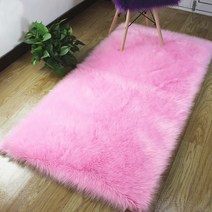 알럽홈 사각 털복실 러그