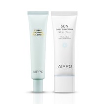 아이뽀 엑스퍼트 수딩 시카 크림 40ml + 데일리 선크림 SPF 50+ PA+++ 50ml 세트, 1세트