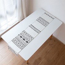 파라다이소 북유럽 에스닉 패턴 디자인 아트 테이블러너, 01, 50 x 180 cm