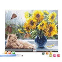 아이러브페인팅 DIY 명화그리기 4050, 해바라기와 휴식