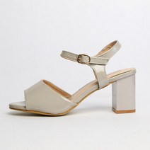여성용 에나멜 메리제인 샌들힐 7.7cm