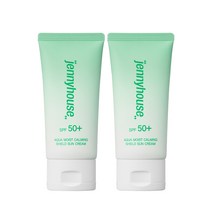 제니하우스코스메틱 아쿠아 모이스트 카밍 쉴드 선크림 SPF50+ PA++++, 50ml, 2개