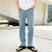 맨타임 남성용 SDM. 샌드 밴딩 레귤러 데님팬츠