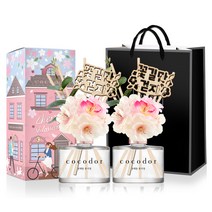 코코도르 벚꽃 디퓨저 200ml x 2p 세트 + 쇼핑백, 양재동꽃시장