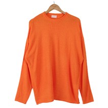 플레이즈 남성용 라운드넥 린넨 슬리브 루즈핏 티셔츠