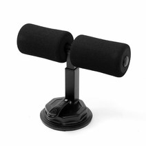 홈트 윗몸일으키기 흡착식 싯업바, 블랙