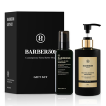 바버501 시카 올인원 모이스처라이즈 150ml + 쉐이빙 부스터 스무디 차콜 300ml 세트, 1세트