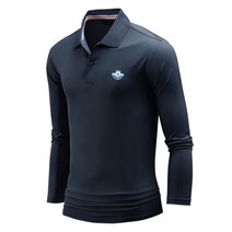 다꾸앙 남성용 위너 에어로쿨 골프웨어 긴팔 스판 카라티 E01P7_ql3561