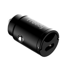 프리디 차량용 C타입 USB PD 고속 충전기 PPS 시거잭 30W, 블랙, EA1303
