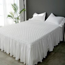 로맨틱 링클 피그먼트 스커트 매트리스커버