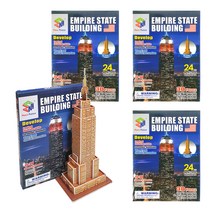 매직퍼즐 3D 입체퍼즐 엠파이어스테이트, 4피스, 혼합색상