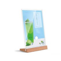 헤이러쉬 아크릴 메뉴판꽂이 세로 3, 1개