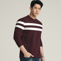 업클라스 남성용 패러렐 긴 팔 티셔츠 a087