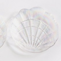 아뜰라임 인테리어 소품 트레이 향 인센스 콘 받침 접시 조개, 기본
