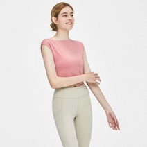 뮬라웨어 여성용 소프트 커버업 크롭 숏 슬리브 MWWBTS081