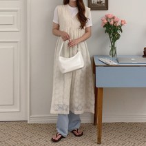 브이넥 레이스 플라워 자수 롱원피스 cpops7948c27