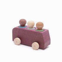 루부로나 루부타운 미니버스 원목 작동완구, Plum