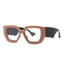 티타늄안경테 연예인 수입 베타티타늄 고급 패션 스퀘어 여성 프레임 클리어