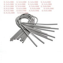 해외 1pc 0.2mm 0.3mm 0.4mm 0.5mm 0.6mm 0.8mm 스테인레스 스틸 슈퍼 긴 인장 스프링 연장 스프링 와이어, 0.8x8x1000, One Size