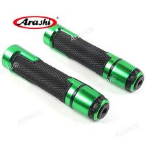 Arashi-CNC 핸들 바 그립 고무 패드 22cm BMW R1200GS GS1200 ABS R LC ADV S1000RR 용 바이크 오토바이 악, 05 Green