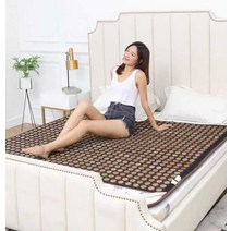 옥장판 옥매트 옥돌 전기 침대 게르마늄 찜질 한의원, A 1.2mx1.9 무료 옥 베개