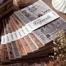 멋진하루 시리즈 종이 클립 레트로 빈티지 배경지 영화필름, 1개