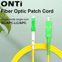 ONTi 0.5-100m SC/APC-LC/APC 광섬유 패치 코드 2.0mm 단일 모드 OS2 광 케이블 SM 단면 점퍼 FTTH, 02 1m 5pcs
