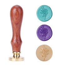 골동품 인테리어 수집용 식물 인감 꽃 인감 왁스 인감 스탬프 레트로 씰링 왁스 스크랩북, 03