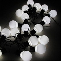 견고한 20/38 전구 G50 Led 문자열 조명 요정 크리스마스 트리 장식 웨딩 파티 Garlands 정원 커튼 가로등, 04 3.5M 10LEDS - Solar, 01 White Bulb-White