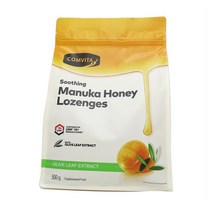 Comvita Manuka Honey Lozenges 뉴질랜드 콤비타 로젠지 마누카허니 프로폴리스 캔디 올리브 잎 500g