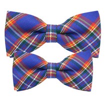 타이타이 코발트블루&멀티컬러 비비드 아빠와아들 매칭 보타이 세트 CP3441