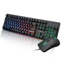 마이크로닉스 GS260 유선 게이밍 키보드 마우스 세트