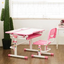 닥터데스크 높이와 각도가 조절되는 어린이 책상과 의자 세트 (3세~12세) 높이조절책상, 블루