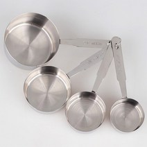 발라리아 스텐 계량컵 4P 계량용컵 제과제빵, 단품