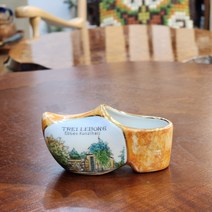 (엔틱/빈티지) 스웨덴 트렐레보리 TRELLEBORG 엡스 콘스트홀 도자기 신발 장식소품