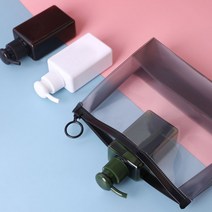 샴푸통 화장품 용기 여행용 무지공병3종세트와 지퍼백, 비누 100ml 브라이트, 1개