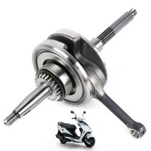크랭크 부품 오토바이 스쿠터 샤프트 커넥팅로드 어셈블리 야마하 CYGNUS Z 125 XA125 XA ZY125T-3 4 6 7 10 4S5-X1400-00, 단일옵션