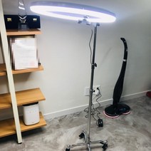대한 LED 링라이트 링조명 방송 촬영조명, 고급 삼각대 ST-8021-18인치-화이트