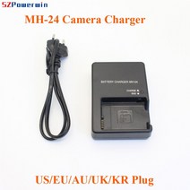 호환 Powerwin MH-24 MH24 카메라 니콘 EN-EL14 ENEL14 배터리 P7800 P7100 P7000 D3100 D5200 D5100 D3200, 01 MH-24_01 US Plug