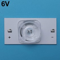 led 백라이트 스트립 6v 3v smd 램프 구슬 광학 렌즈 flit 32-65 인치 led tv 수리 (3v 케이블) 100 신규, 사각렌즈(6v), 500ps